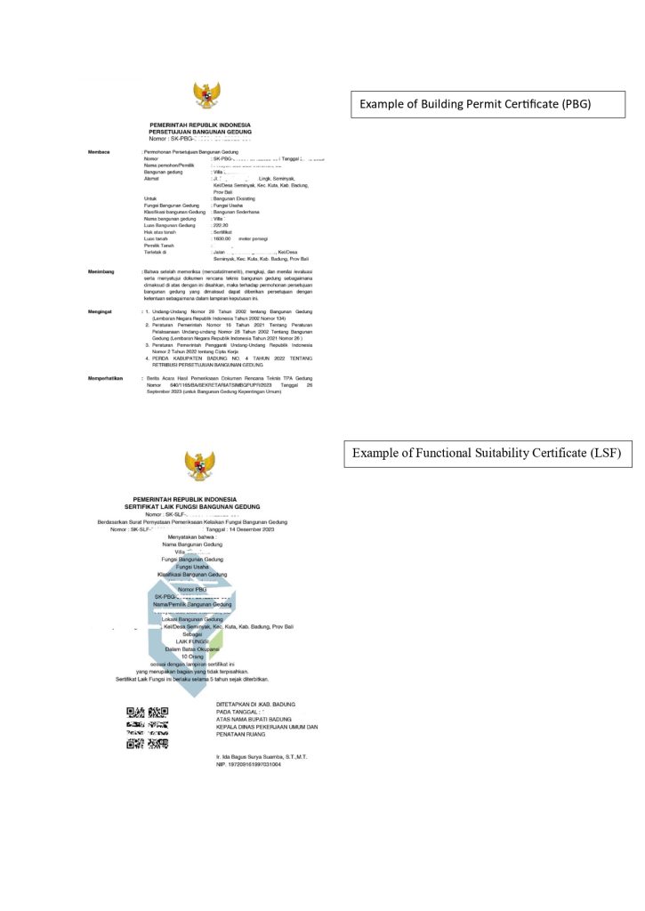 building permit requirement pt ariyana property page 0004